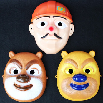 光头强 熊大 熊二  三款面具