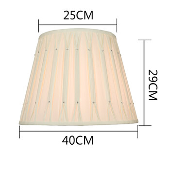 台灯罩灯罩外壳罩防刺眼卧室床头台灯罩美式轻奢大号布艺落地灯罩 ght