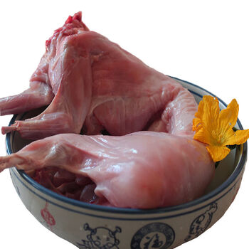 新鲜生鲜兔子肉235斤鲜兔无头整只真空冷冻活兔现杀腾旺纳跃无头43到