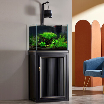 宝贝故事兰寿超白鱼缸水族箱鱼缸客厅大型家用底滤懒人屏风鱼缸玄关