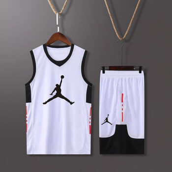 恋业aj篮球服套装男定制美式学生白色球衣订制比赛女训练队服夏季印字