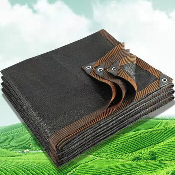 遮阳网防晒网黑色加密加厚黑色遮阳网批发家用防晒隔热遮阳布夏季阳台