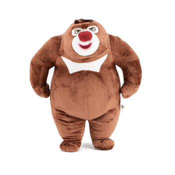 抖音同款熊出没熊大熊二毛绒玩具女孩光头强公仔套装儿童安抚陪睡玩偶