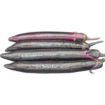 玢菓萱 茄子新鲜蔬菜紫把紫皮长茄蒜茄子当季寿光蔬菜批发 净重3斤