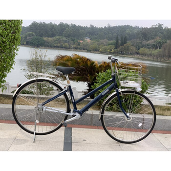 日本自行车原装进口无链条日本27丸石袋鼠轴传动自行车内三速男女士