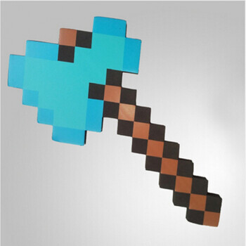 我的世界模型迷你世界玩具剑玩具模型钻石泡沫剑斧头铲子镐游戏周边