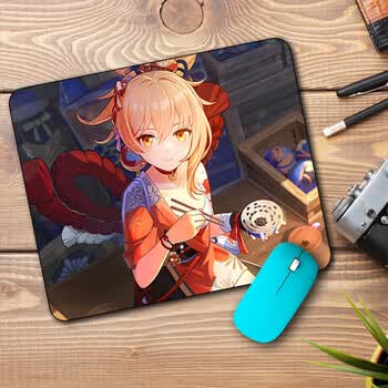 原神鼠标垫宵宫雷神小号游戏周边锁边可莉钟魈胡桃甘雨刻晴八重神子