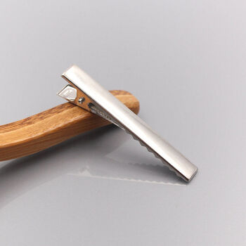 30个发夹diy手工发饰头饰鸭嘴夹边夹蝴蝶结弹簧夹子宝宝发饰材料白k色