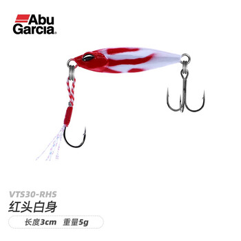 Abu Garcia红头白身5g3cm 阿布 Abu Garcia 奔雷刺铁板路亚饵远投双钩硬饵全泳层假饵仿真拟饵鱼饵 红头白身5g3cm 行情报价价格评测 京东