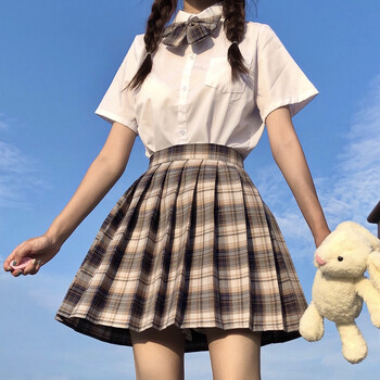 【不死川】jk制服2022夏季新款冰吉羽jk格裙百褶裙女学生日系校服短裙
