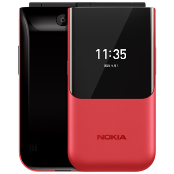 nokia/诺基亚 2720 双屏翻盖手机老年按键机大字大声可无线网热点