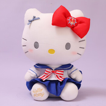迪士尼disney哈喽kity玩偶hellokitty毛绒凯蒂猫哈喽kitty玩偶生日礼