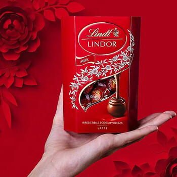 瑞士莲意大利lindor巧克力牛奶白巧软心球黑巧200g168g精装礼盒 200g