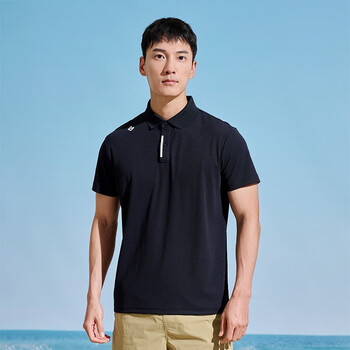 探路者(toread)polo衫 23春夏情侣款户外休闲透气翻领短袖t恤tajjcl