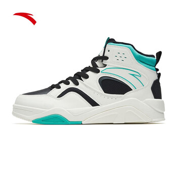 安踏烈焰3 高帮板鞋男鞋2022秋冬新款复古篮球鞋运动鞋112248088