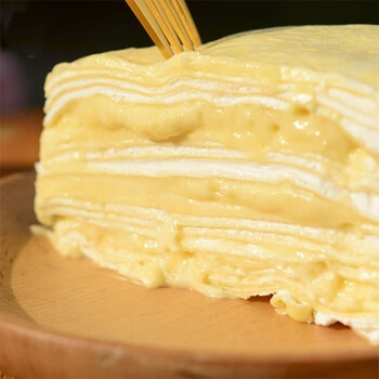 芙瑞多 榴莲千层蛋糕生日蛋糕下午茶网红甜品甜点金枕头榴莲水果蛋糕