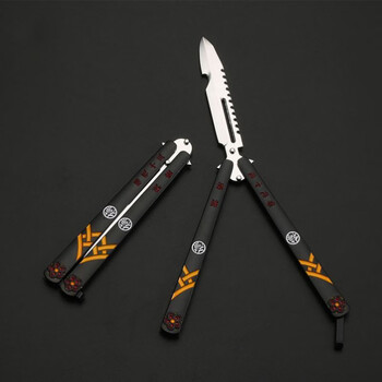 小刀yy 贴吧玩家 第四代免维护 经典款练习刀甩手刀未开刃 梅花十三