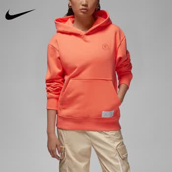 耐克（NIKE）卫衣女针织衫2024春季新款JORDAN透气套头衫连帽运动服FV3848-795 DR1896-680 L
