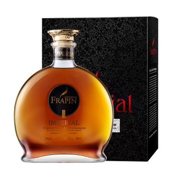 法拉宾frapin法国xo白兰地干邑大香槟区进口外国洋酒配礼盒帝国干邑