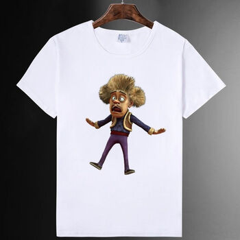 肯昔男装联名搞笑衣服男熊出没电影周边t恤光头强熊大熊二吉吉国王