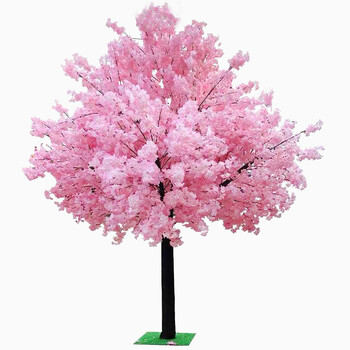 仿真樱花桃花梅花树酒店商业场所网红婚庆许愿树大型装饰造型假树 (圆