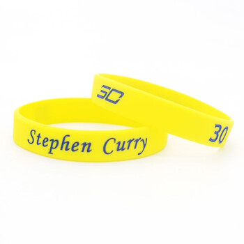 斯蒂芬球迷篮球新款配色手环nba库里30号勇士队男女硅胶运动腕带学生