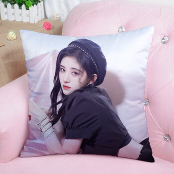 鞠婧祎抱枕抱枕定做双面照片女同款靠背垫床头靠垫靠枕头生日礼物03