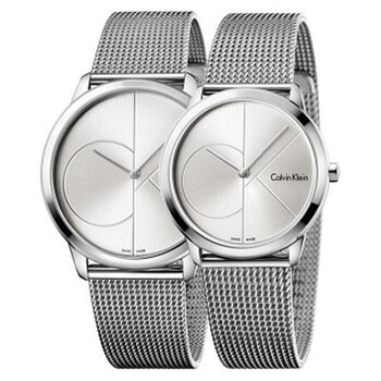 dw手表瑞士情侣表钢带男士腕表时尚简约女士石英对表k3m22123 银色白