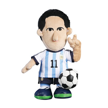 萌嘟拉阿根廷国家队官方商品梅西世界杯毛绒公仔玩偶迪马利亚包挂饰11