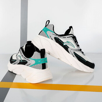 安踏男鞋城际跑步鞋运动鞋2022夏季新款休闲鞋潮流男士旅游鞋 -1象牙