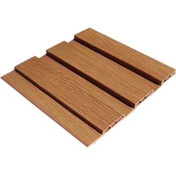 墙裙护墙板pvc 生态木覆膜板护墙板天花吊顶绿可木背景墙幼儿园pvc