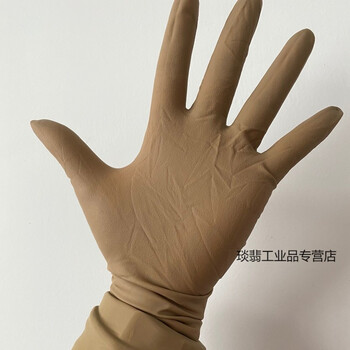 贴手杀鱼手套12寸加长加厚卖鱼卖海鲜专用手套防刺穿防滑防水 咖啡色