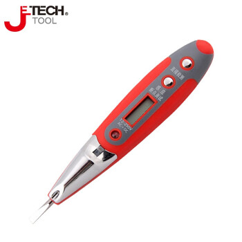 捷科（JETECH）VTD-140 电笔数显测电笔LED验电笔试电笔一字螺丝刀起子家用多功能智能断点测试