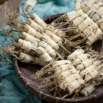 丨灯芯花6排60只 番禺大石村民手工灯心草野生灯蕊中药材煲汤