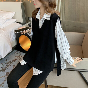 衬衫 黑色马甲 3xl建议160-180斤