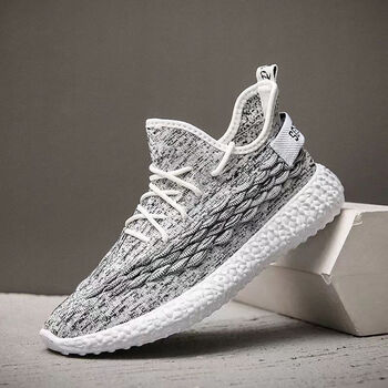 爆米花43>李宁舒适同类型春秋飞织网面运动鞋男透气学生防滑软底轻便