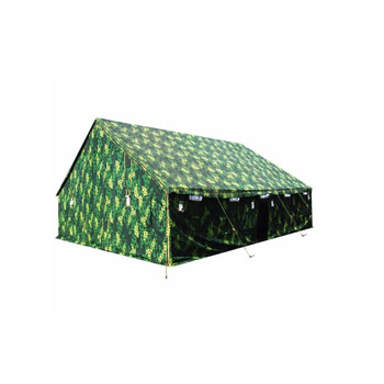 山人运动大型指挥野营野战帐篷迷彩班用单帐篷部分队连用帐篷军泰龙