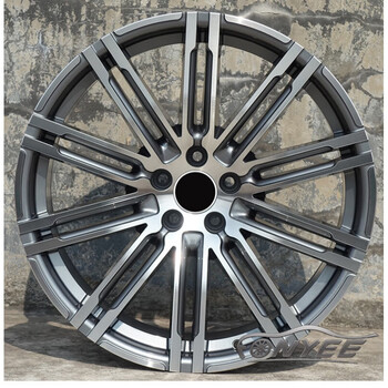 工马适用18192021寸保时捷卡宴途锐7帕拉梅拉轮毂枪灰车面18x9j