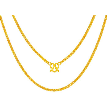 老凤凰 黄金项链999足金肖邦素链子5g 锁骨链粗细毛衣男女可定制长度