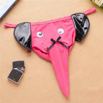 成人男士情趣内衣内裤变态欧美男士裤卡通小鸟丁字裤性感t裤创意男显
