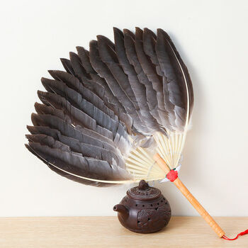 羽毛扇夏天便携鹅毛扇宝宝扇孔雀扇儿童家用老式毛扇子扇子精品羽毛扇