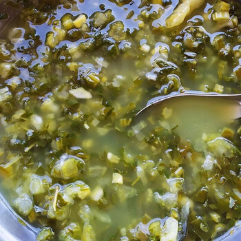 云南德宏芒市傣族自制水淹菜正宗老奶洋芋水腌菜早点配菜袋装2斤 2斤