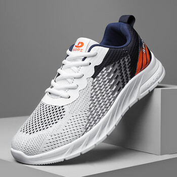 骆驼大码男鞋休闲鞋子男夏季透气网面学生轻便软底跑步运动鞋男款4647