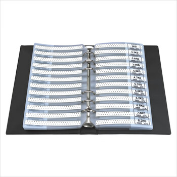 丢石头 贴片电阻本 电容样品本 叠层电感本 高精度电路实验元件 电子元器件样品本 0603 84种 电容本 SCSB-068 1盒