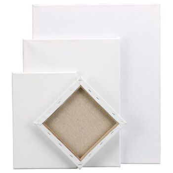 油画框丙烯画框带布手绘油画布框细纹纯棉亚麻空白油画板高档混纺亚麻