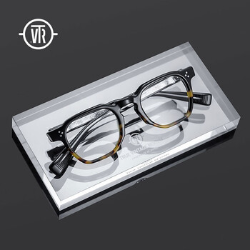 Tvr527眼镜框男日本眼镜手工眼晴架板材眼镜架复古风black Tortoise 48 23mm 图片价格品牌报价 京东