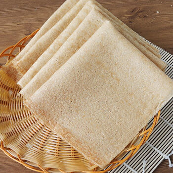 山东临沂煎饼全小麦粗粮煎饼沂蒙山区特产大煎饼卷大葱 小麦煎饼(半斤