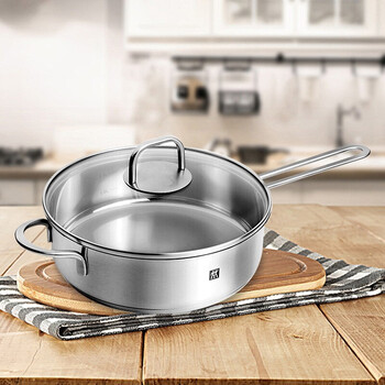 双立人(zwilling)煎锅平底锅煎牛排锅具 24cm 均色