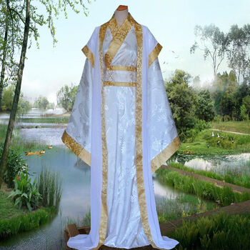 科君汉唐古装汉服男女交领长袍重回中国风学生公子写真