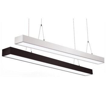 三雄极光pak led灯盘 精锐 42w 4000k 1200x200x60mm 直角哑黑